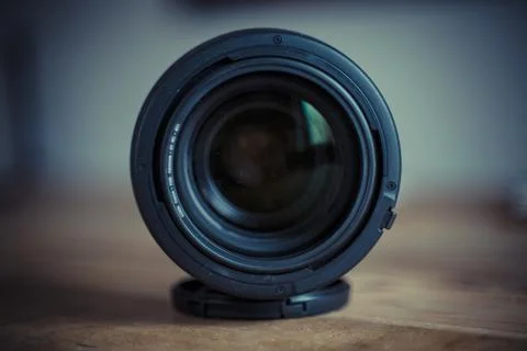 Close up of a camera a lens Stock Photos