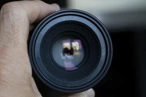 Close up of a camera lens Stock Photos