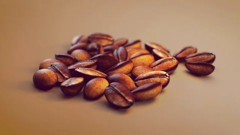 Close-Up Camera Movements Around Coffee Beans On Background 4K (Alpha Channel) 스톡 동영상 95524837