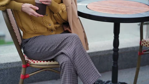 Close up camera slide up of young beautiful french looking girl in a red beret Stock Footage 143947118
