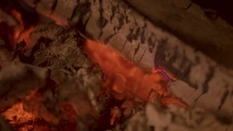 Close Up Campfire 動画素材 138086149