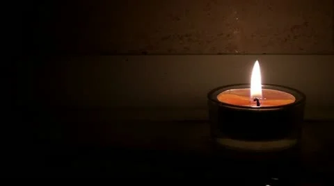 Close-up of candle on sauna Stock Footage 10880962