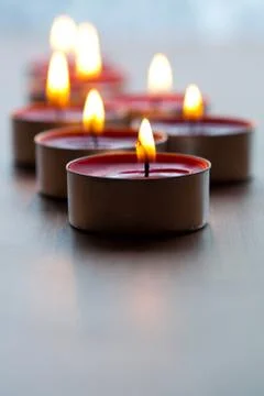 Close-up of candles Stock-Fotos