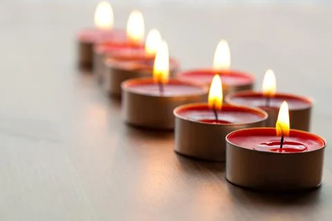 Close-up of candles Stock Photos