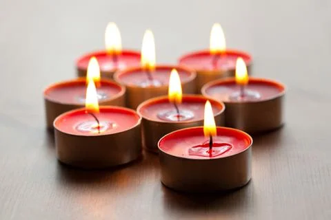 Close-up of candles Stock Photos