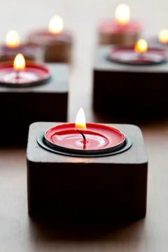 Close-up of candles Stock-Fotos