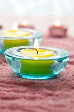 Close-up of candles Stock Photos