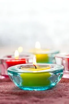 Close-up of candles Stock Photos