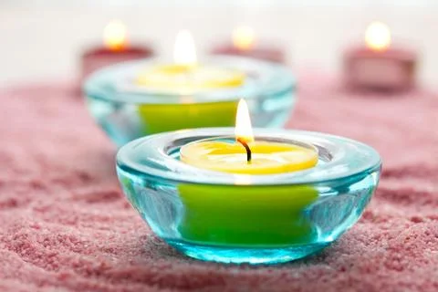 Close-up of candles Stock Photos