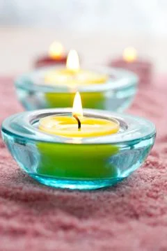Close-up of candles Stock Photos