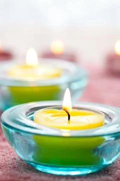 Close-up of candles Stock Photos