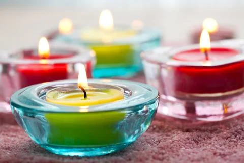 Close-up of candles Stock Photos