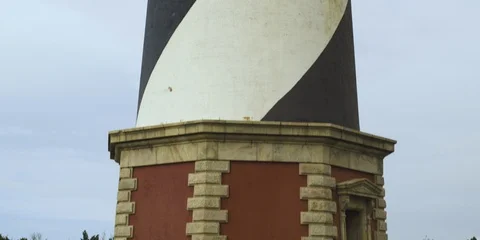 Close-up of Cape Lookout, low angle view Stock Footage 103489281