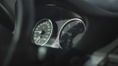 Close up of car dashboard Stock Footage 69986239