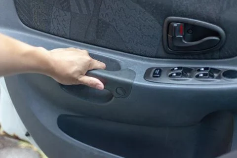 Close the car door Stock Photos