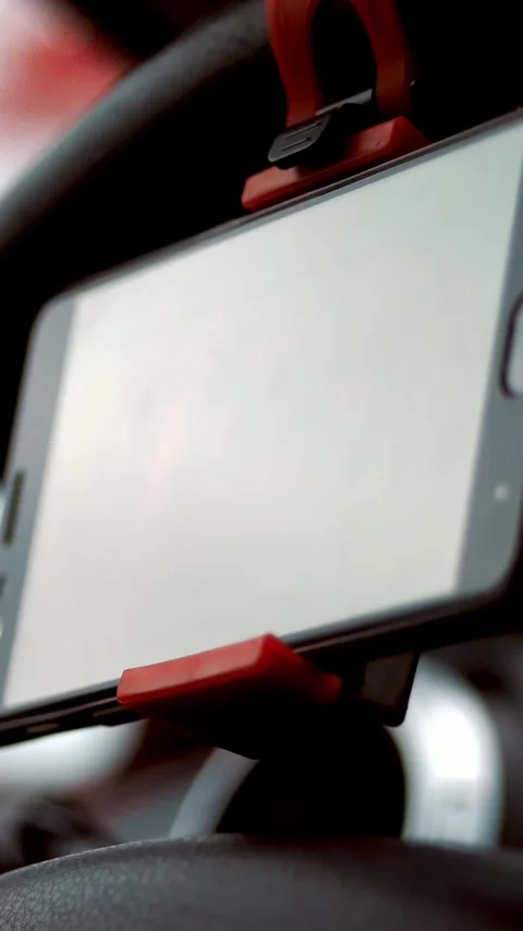 Close-up, in the car, the driver's hand holds the steering wheel of the car, a Stock Footage 317938405