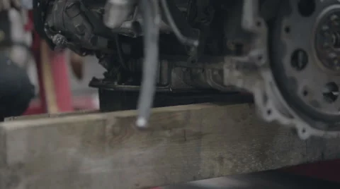 Close-up of the car engine Video stock 68190801