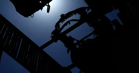 Close-up Car Junk Yard Texture 4K/24fps Stock Footage 96452731