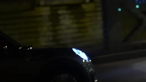 Close up of the car passing by Stock Footage 211085372