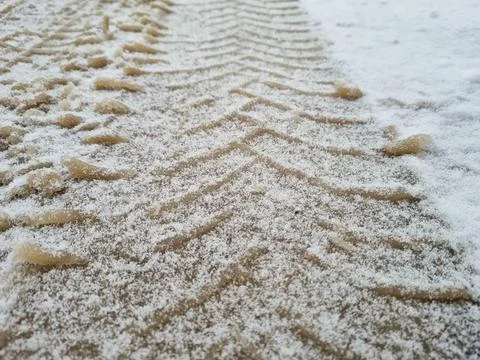 Close-up of a car tire tread pattern Stock Photos