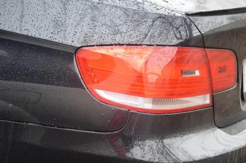 Close-up car view exterior elements Stock Photos