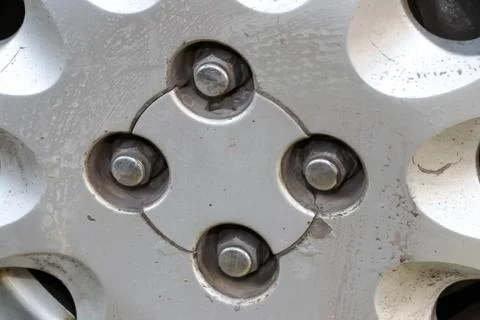 Close up of Car wheel background Texture Stockfoto's