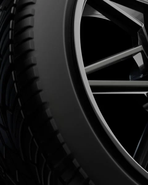 Close-up of car wheel  Vidéo 331204250