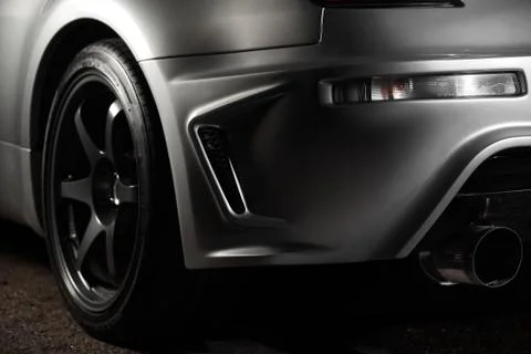 Close up of car wheel Stock Photos