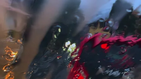 Close-up of car windscreen demisting during bad weather Vídeo Stock 279404386