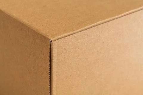 Close up of a cardboard box Stockfoto's