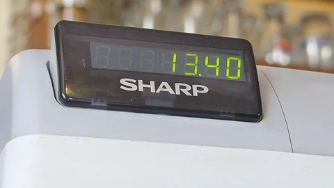 Close-up of cashier Stock Footage 75265336