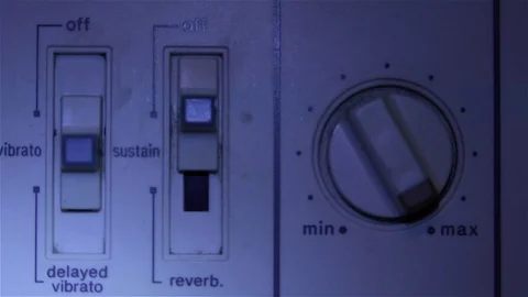 Close up from a Casio Organ 動画素材 81015785