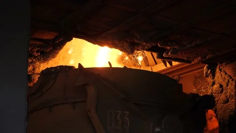 Close-up of the cast iron in the bucket. Stock Footage 139737038