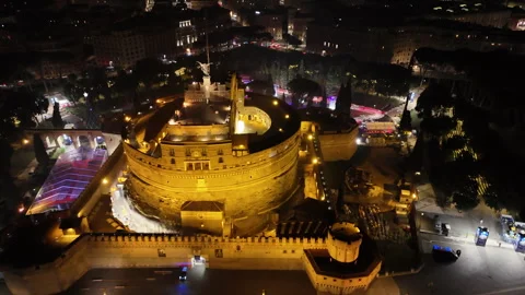 Close up Castel Sant’Angelo Stock Footage 324018439