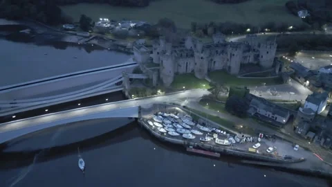 Close Up Castle sunrise Stock Footage 289835294