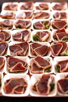 Close up of a catering buffet Stock Photos