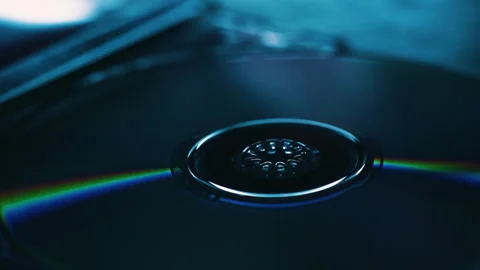 Close up of CD in case Stock-Footage 337183648
