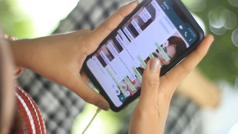 Close Up Cell Phone Stock Footage 121491139