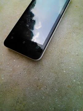 Close up of cellphone 写真素材