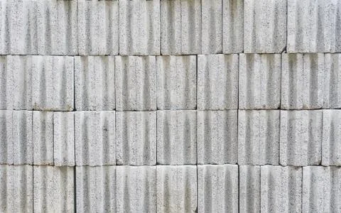 Close up of a cement brick wall Stock Photos
