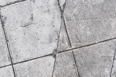 Close up of a cement floor blocks, pattern and texture 库存照片