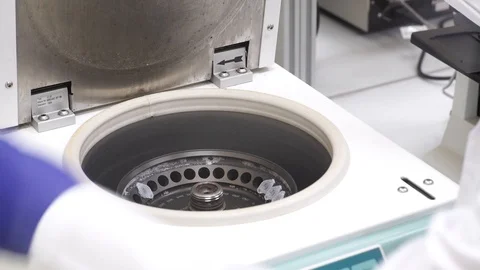 Close up centrifuge Stock Footage 113478273