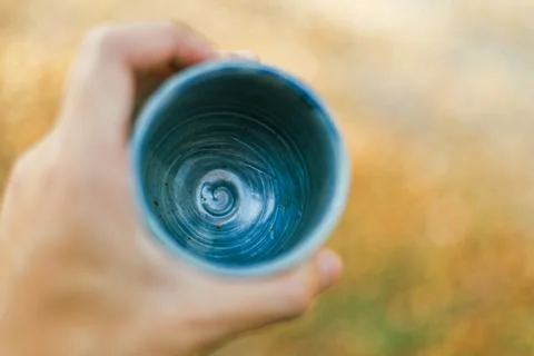 Close up ceramic coffee cup Stock Photos