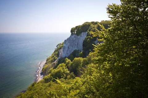 Close to the Chalk Cliffs. Great time on Rgen, Chalk Cliffs, Beaches, Coast.. Stock Photos
