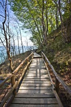 Close to the Chalk Cliffs. Great time on Rgen, Chalk Cliffs, Beaches, Coast.. Stock Photos