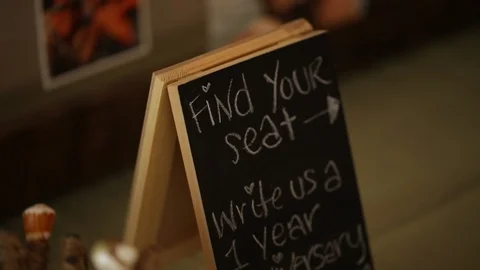 Close Up Chalk Sign Stock Footage 104773410