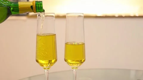 Close-up of champagne Stock Footage 252701059