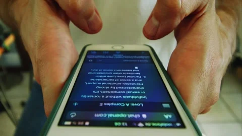 Close Up Of Chat GPT On A Smartphone Generating With Artificial Intelligence Stock Footage 265071812