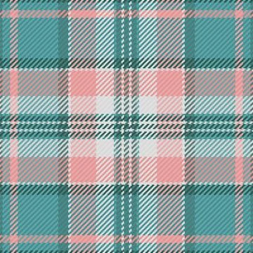 Close up check seamless textile, wool pattern tartan texture. Occupation fa.. 库存插图
