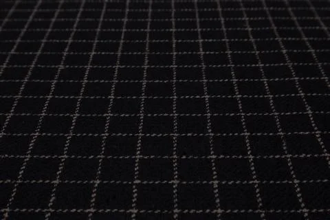 Close up of checkered fabric with textile texture background Stock Photos
